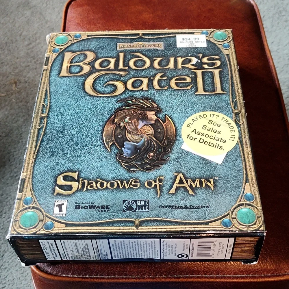 Baldur's gate II Shadows of Amn PC game